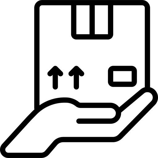 Delivery parcel package product icon