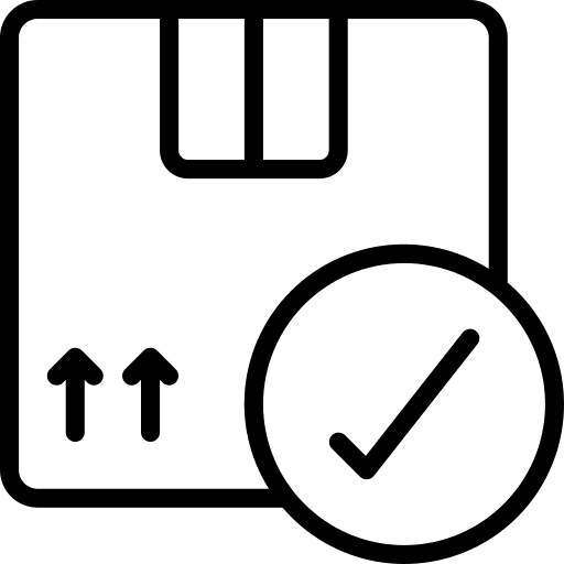 Packaging done correct check mark icon