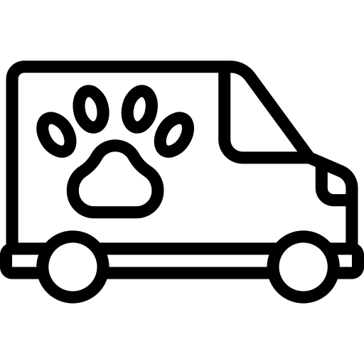 Van van truck transportation icon