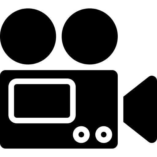 Video camera recording video camera camera icon