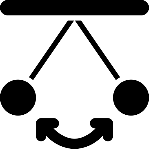 Ball pendulum ball science icon