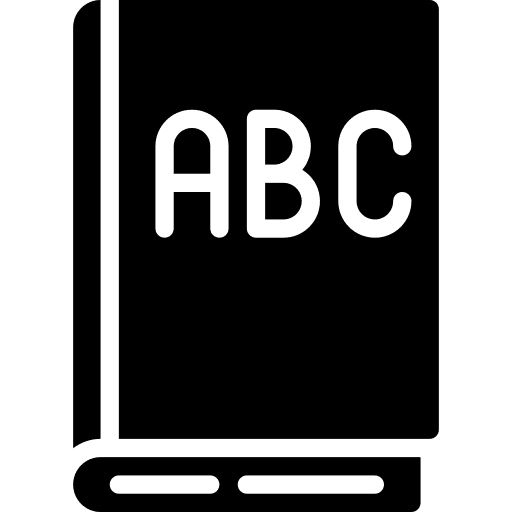 Book language read education icon