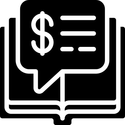 Financial chat financial advisor icon