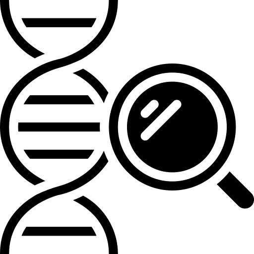 Dna medical research science icon