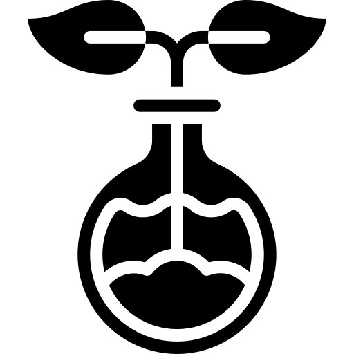 Flask grow science lab icon