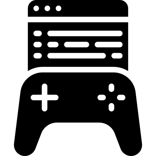 Game development programming gaming controller icon