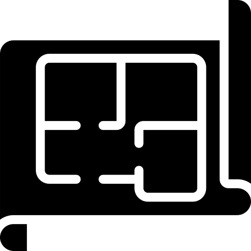 Blueprint blueprint document map icon