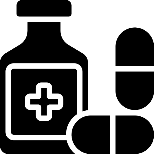 Bottle health healthcare medicine icon