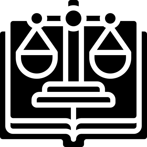 Law read scales law icon