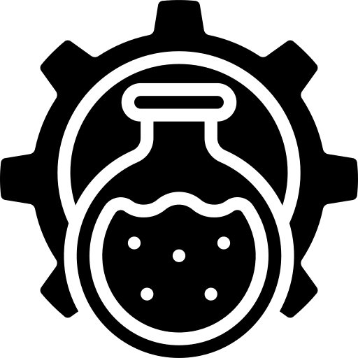 Settings chemistry science settings icon