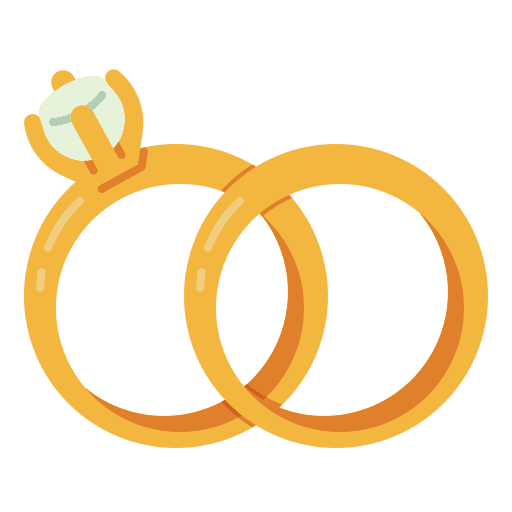 Wedding rings wedding rings engagement ring marriage icon