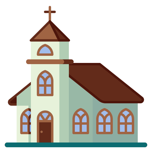 Church christian church wedding icon