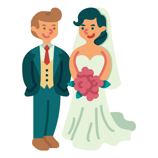 Couple couple marriage love and romance icon