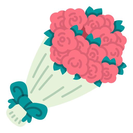 Flower romance love and romance flower icon Flower romance love and romance flower icon