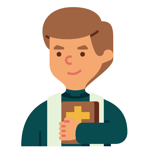 Priest priest user male icon