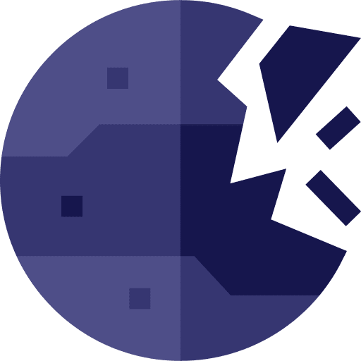 Planet miscellaneous education destroyed planet icon