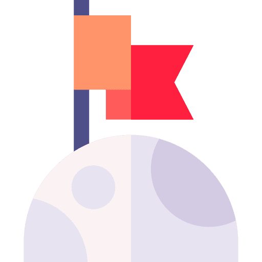 Moon astronomy space exploration explore icon Moon astronomy space exploration explore icon