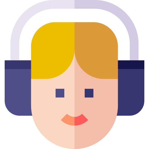 Commentator race microphone professions and jobs icon Commentator race microphone professions and jobs icon