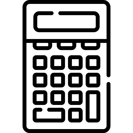 Calculator business and finance technology maths icon Calculator business and finance technology maths icon