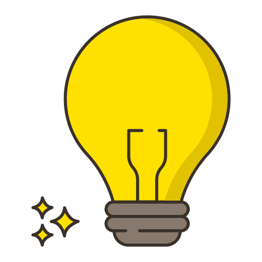 Bulbs shine incandescent bulb icon