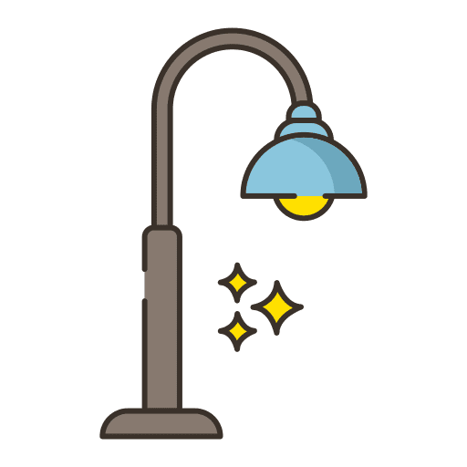 Street lamp illumination street light streetlight icon