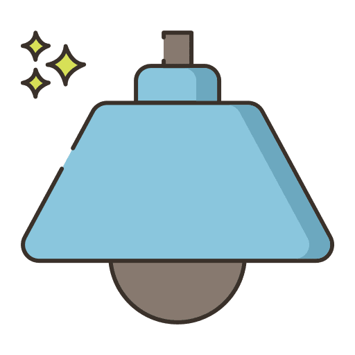 Dark light electronics lamp icon