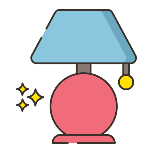 Desk lamp electronics illumination table lamp icon