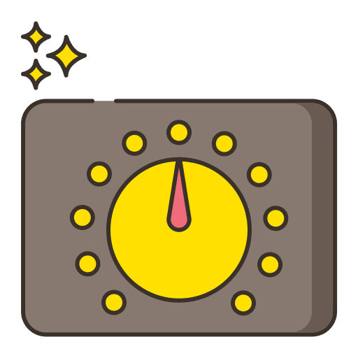 Dimmer home automation switch off switch icon