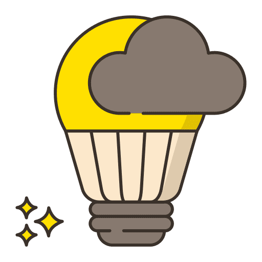 Atmospheric pollution light pollution waste icon