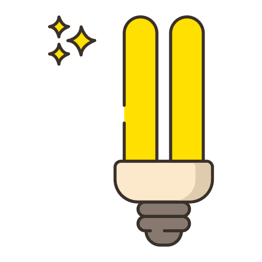 Fluorescent light electronics decoration household icon