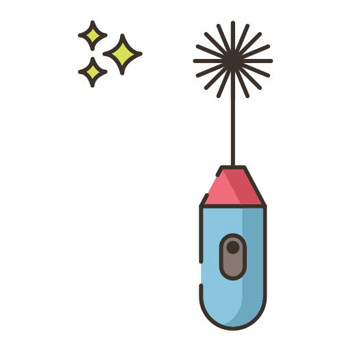 Laser light pointer laser icon