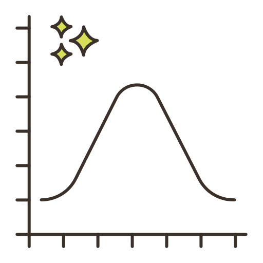 Luminosity efficient lightbulb energy icon