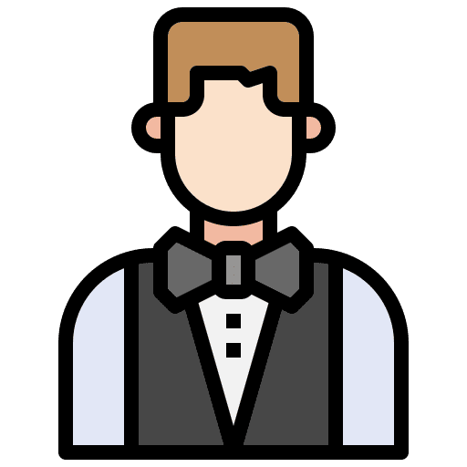 Musician caucasian musician band icon Musician caucasian musician band icon