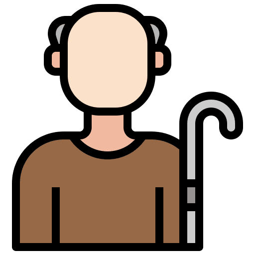 Pensioner avatar occupation user icon