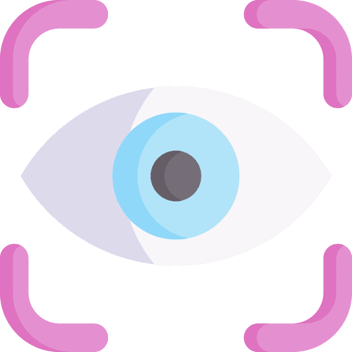 Eye scanner eye recognition electronics eye scan icon