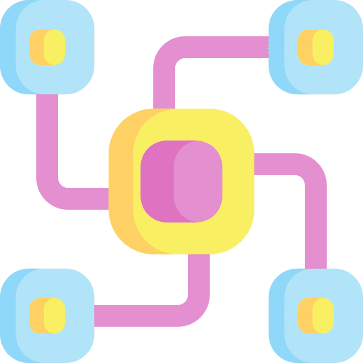 Technology network technology tech icon
