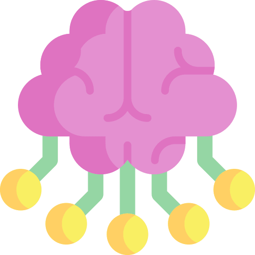 Artificial intelligence electronics automaton science fiction icon Artificial intelligence electronics automaton science fiction icon