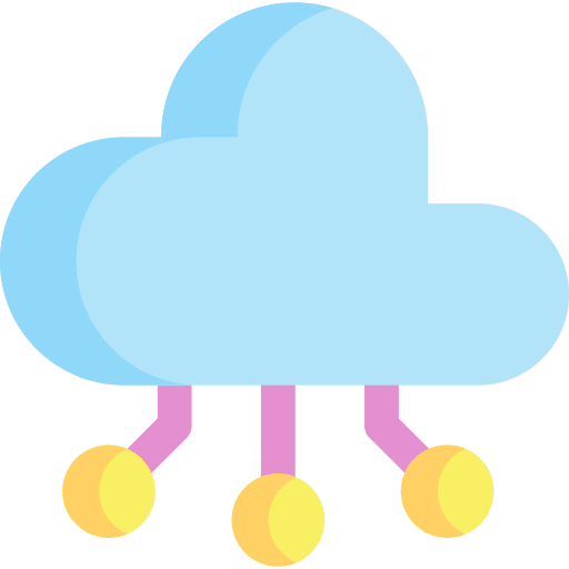 Cloud seo and web hosting deploy icon Cloud seo and web hosting deploy icon