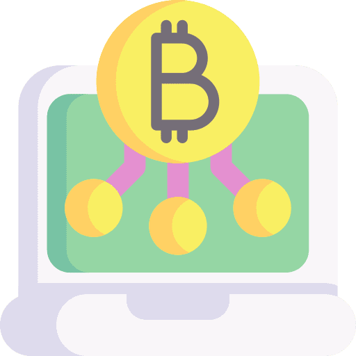 Cryptocurrency online payment business and finance digital currency icon Cryptocurrency online payment business and finance digital currency icon