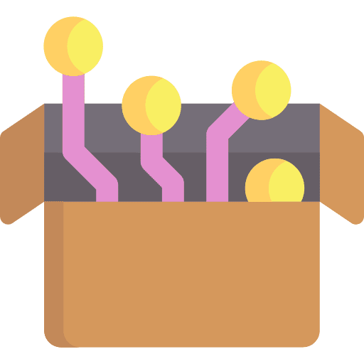 Inbox network computing electronics icon