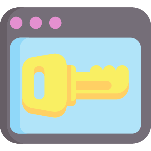 Key internet interface key icon Key internet interface key icon