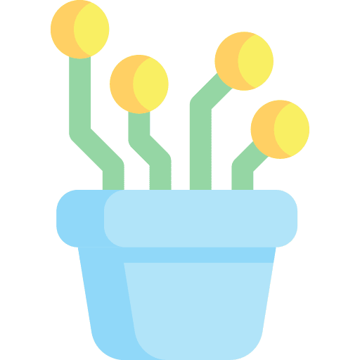 Plant pot smart farm plant icon Plant pot smart farm plant icon