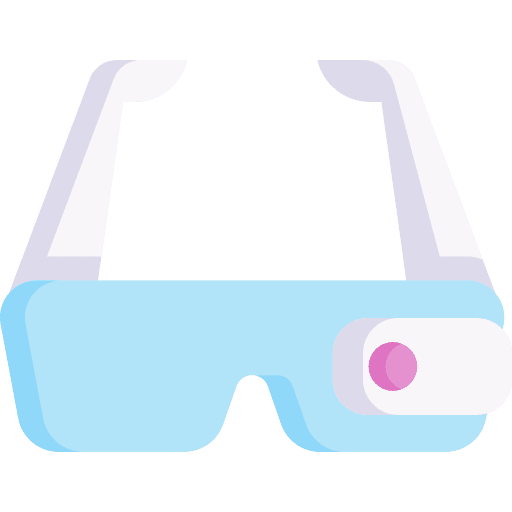 Smart glasses vr glasses virtual reality electronics icon Smart glasses vr glasses virtual reality electronics icon