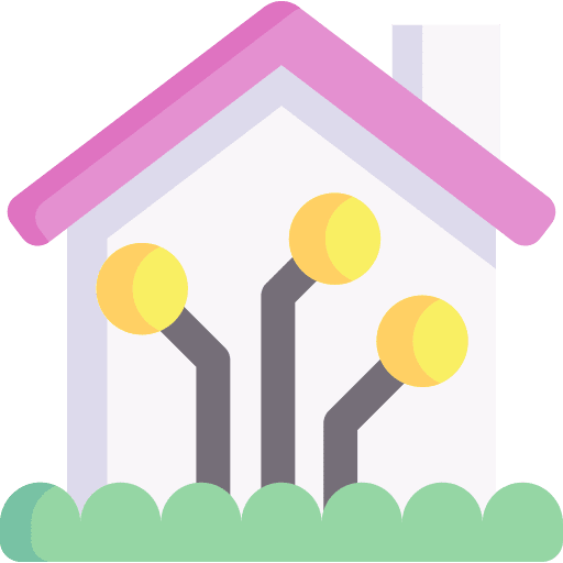 Smart house wifi electronics technology icon Smart house wifi electronics technology icon
