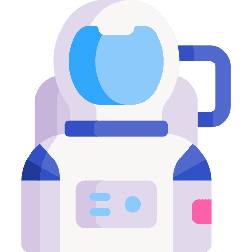 Astronaut professions and jobs spaceman suite icon Astronaut professions and jobs spaceman suite icon