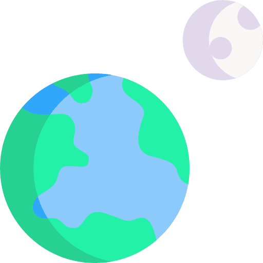 Earth moon earth global icon Earth moon earth global icon