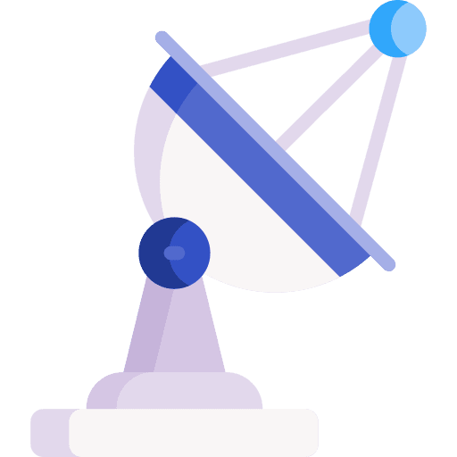 Radar electronics positional space icon Radar electronics positional space icon