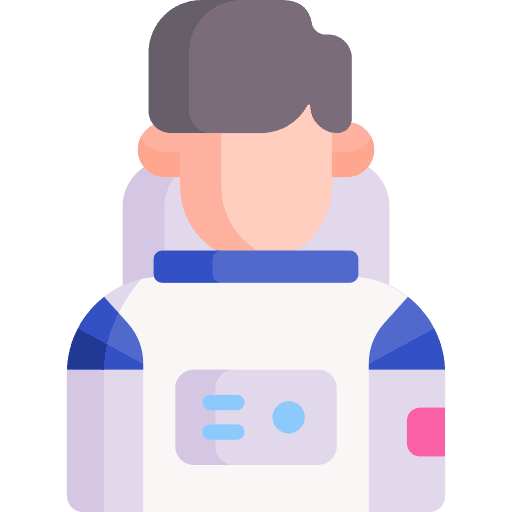 Astronaut space education aqualung icon Astronaut space education aqualung icon