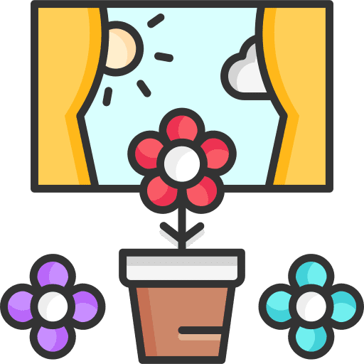 Plant pot farming and gardening plant pot window icon
