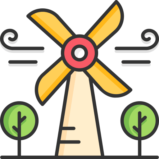 Windmill renewable energy wind turbine green energy icon Windmill renewable energy wind turbine green energy icon
